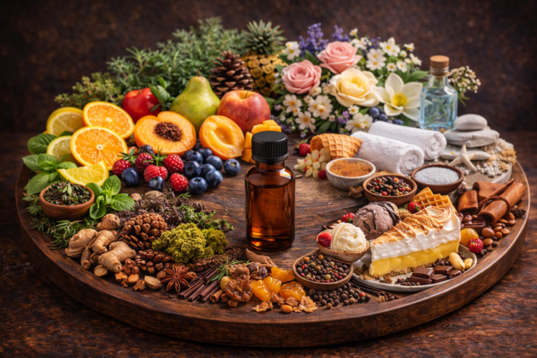 Tuoksukategoriat kynttilöihin