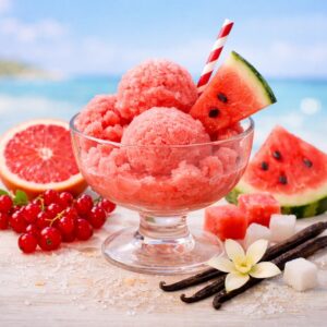 Vesimelonisorbetti