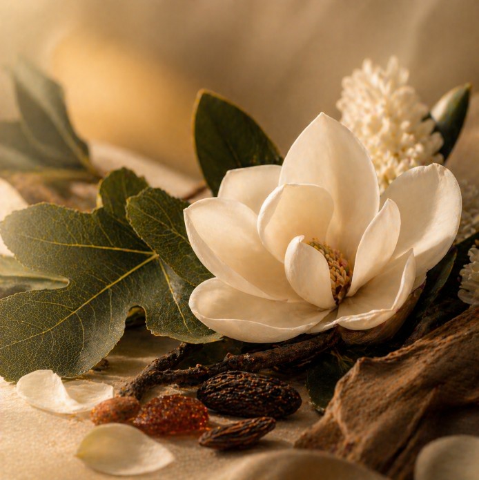 viikunan lehti ja magnolia kuva viikunan lehti ja magnolia kuva